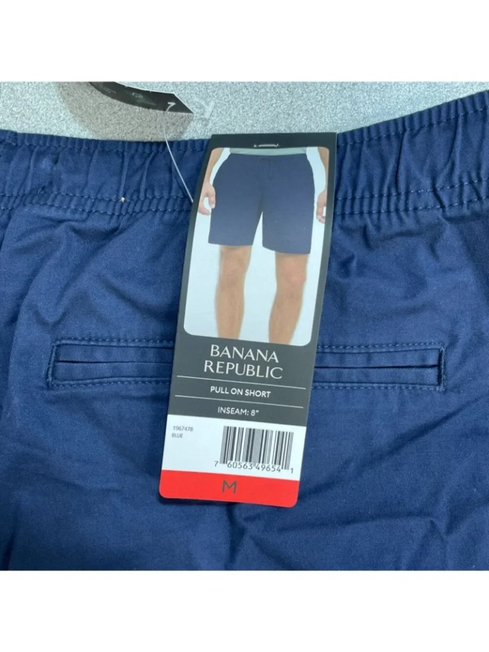 NWT Banana Republic Men's M Pull-On Chino Shorts With 8